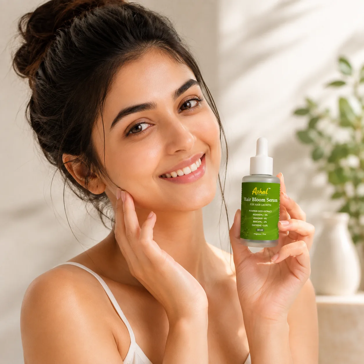 Azhal Hair Bloom Serum bottle